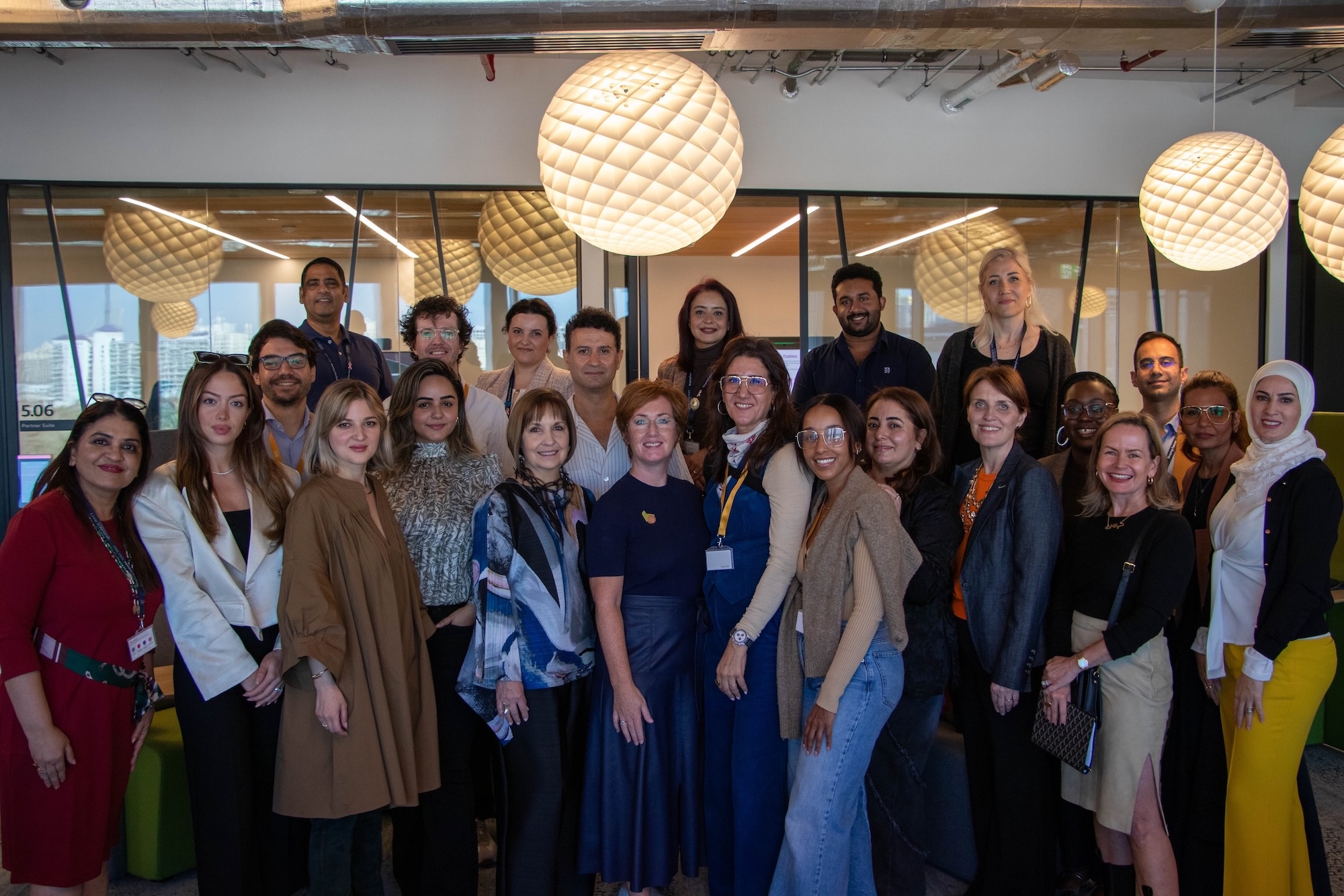 BSBG’s Hadeel Kassem participates in mentor session at Heriot-Watt School of Textiles and Design