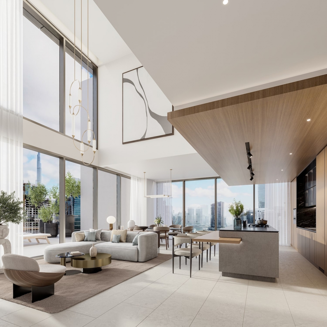 One River Point_Duplex living and dining-min.jpg
