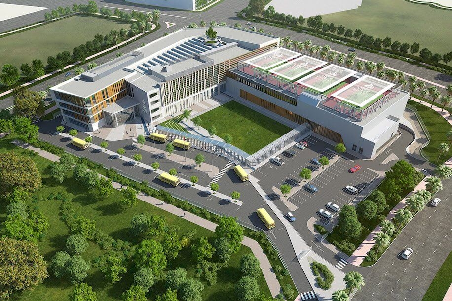 Creating an architectural response on Repton School Abu Dhabi